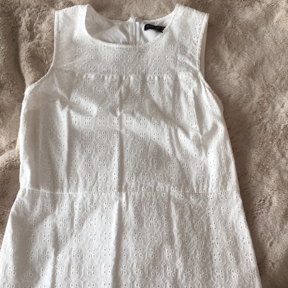 Banana Republic Factory | Eyelet Dress, White, 8